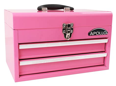 jpt 14 heavy duty metal tool box|Apollo Tools 14 Inch Steel Tool Box with Deep Top Compartment .